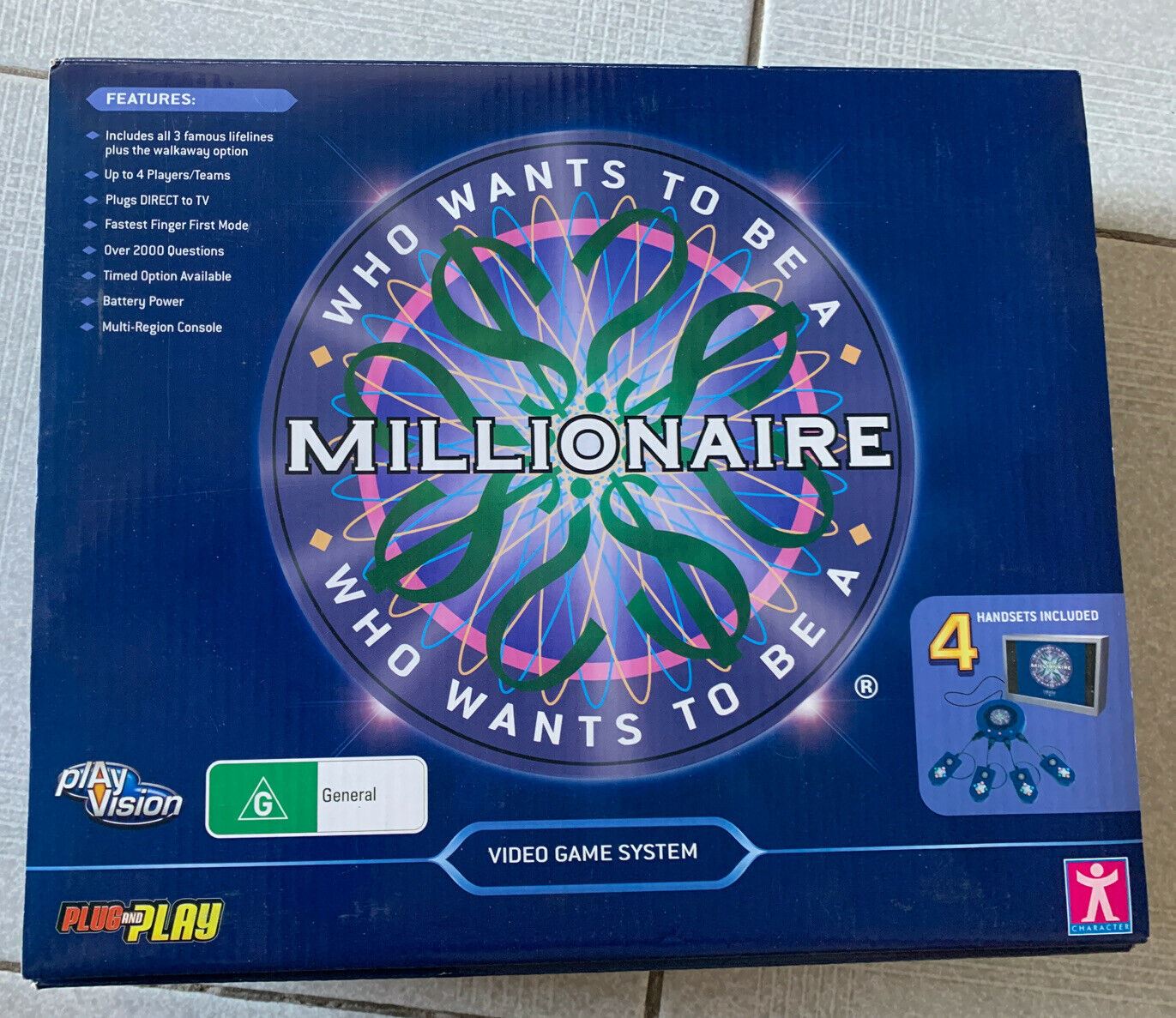 Who Wants To Be A Millionaire Game Plug and Play Video Game System
