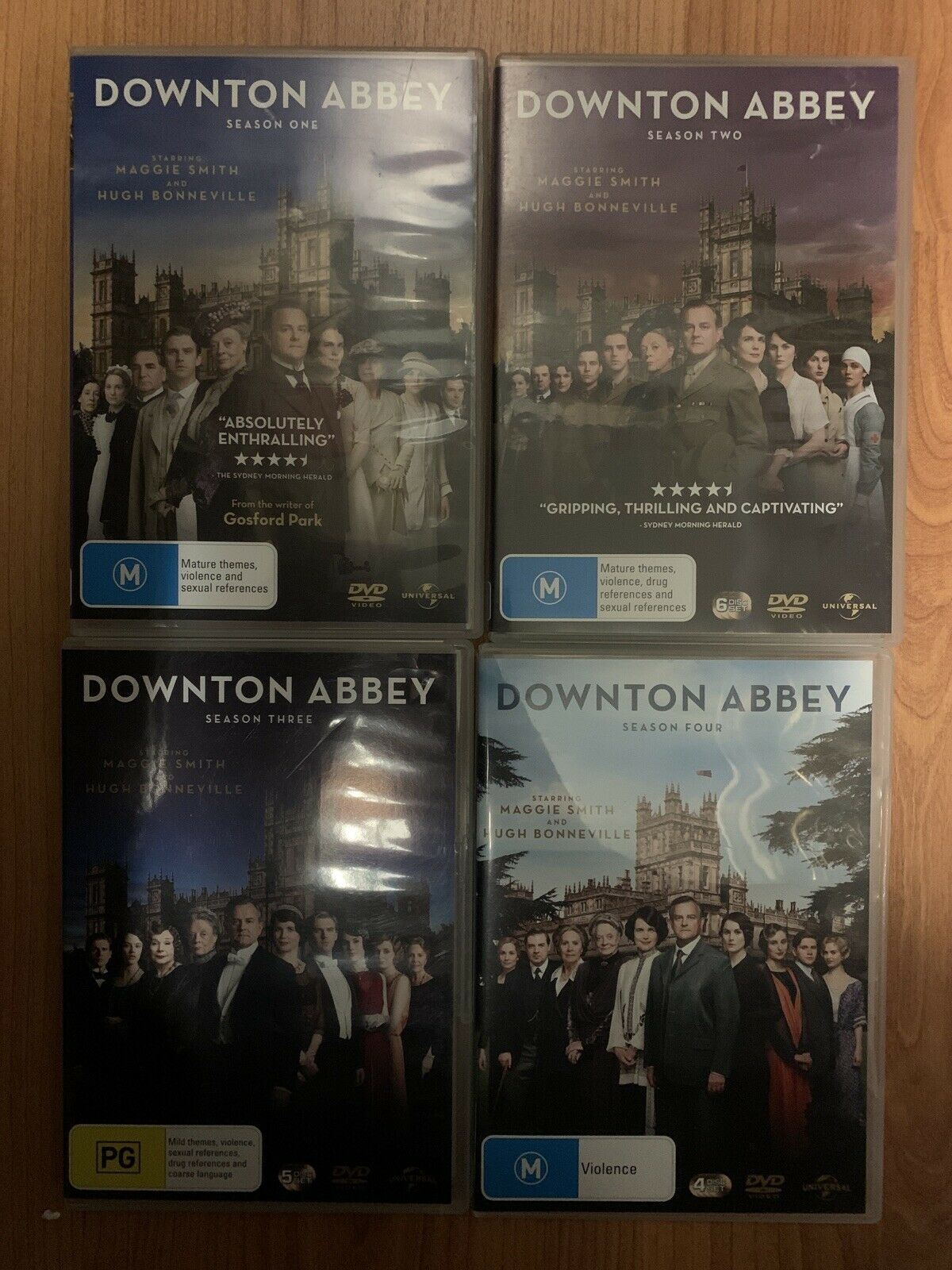 Downton Abbey : The Complete Season 1,2,3,4 DVD Region 4,2,5