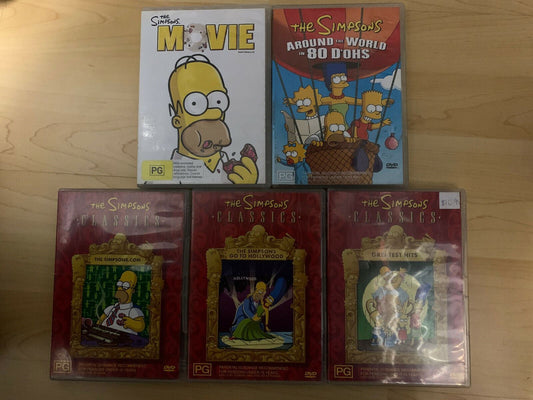 5x The SIMPSONS CLASSICS Bulk Collection DVD