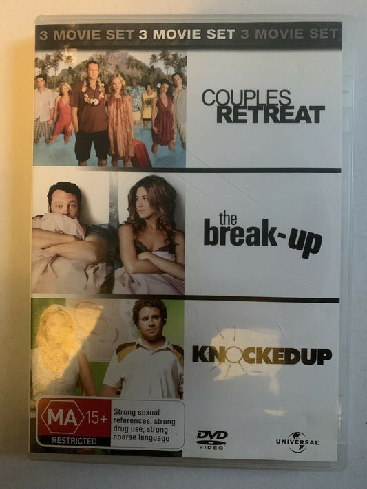 Couples Retreat /  The Break Up /  Knocked Up (DVD) Region 4