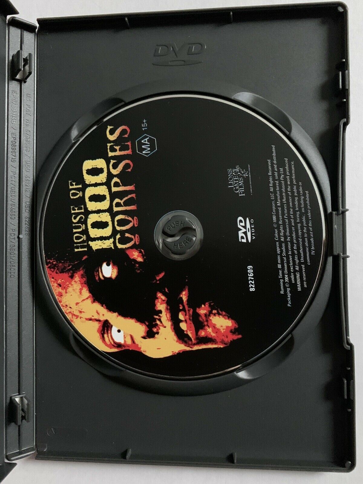House Of 1,000 Corpses (DVD, 2004) Directed By Rob Zombie. Region 4