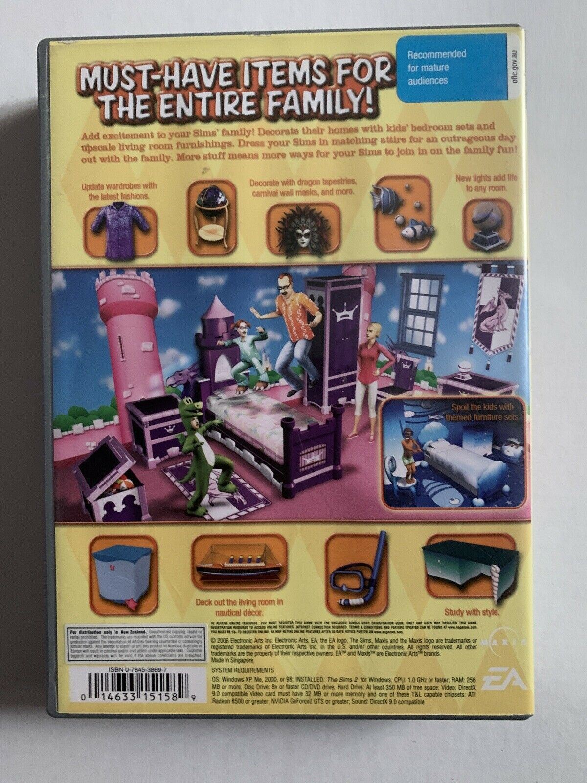 The Sims 2 Family Fun Stuff Expansion Pack PC Game