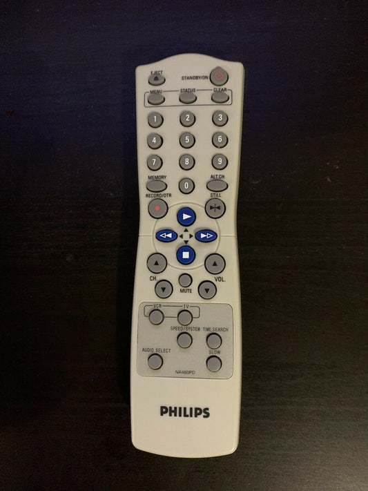 Genuine Philips NA460PD Remote Control For VCR TV