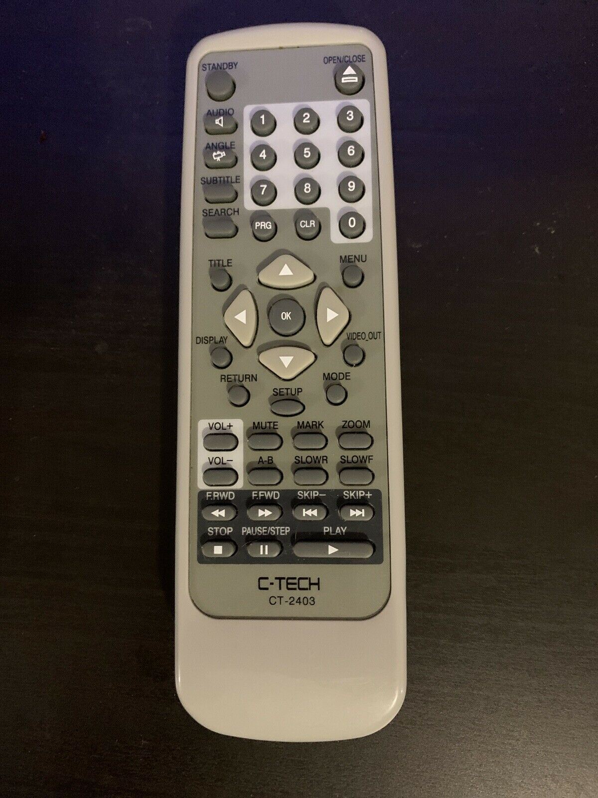 GENUINE C-TECH TV/AV REMOTE CONTROL MODEL : CT-2403 – Retro Unit