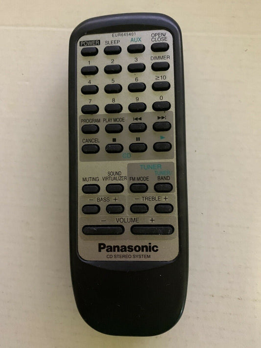 Genuine Panasonic EUR645401 Remote Control For CD Stereo System