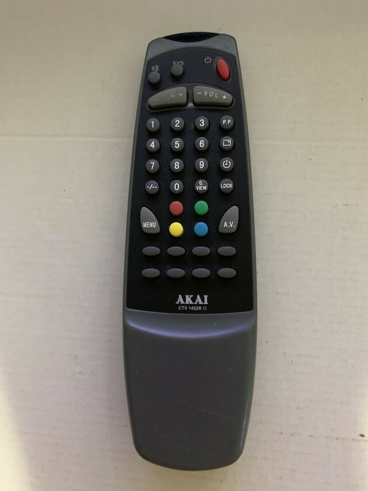 Genuine Akai CTV 1422R II Remote Control