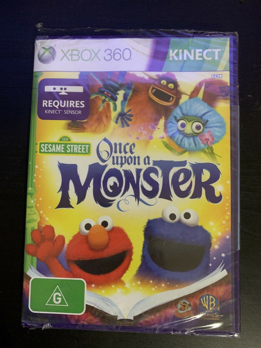 *NEW & SEALED* Sesame Street: Once Upon a Monster Xbox 360