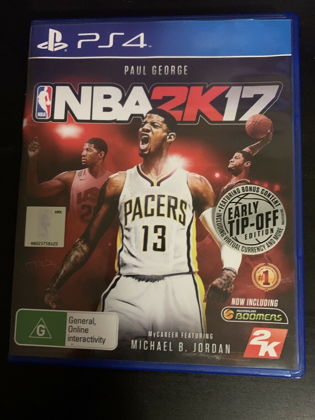 NBA2K16 & NBA2K17 - PlayStation 4 PS4 With Manual NBA Basketball Game