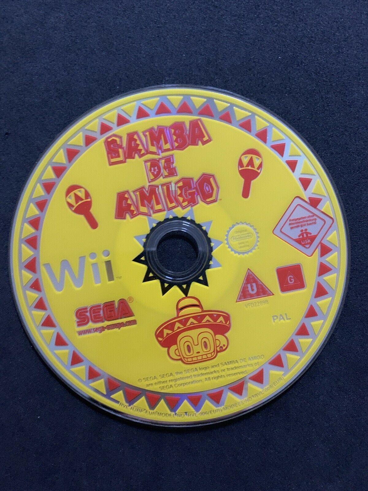Samba De Amigo - Nintendo Wii PAL with  Manual
