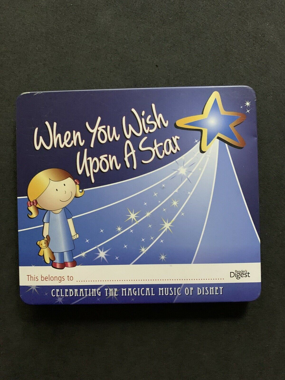 Readers Digest DISNEY When You Wish Upon A Star x2 CD's in Tin Case