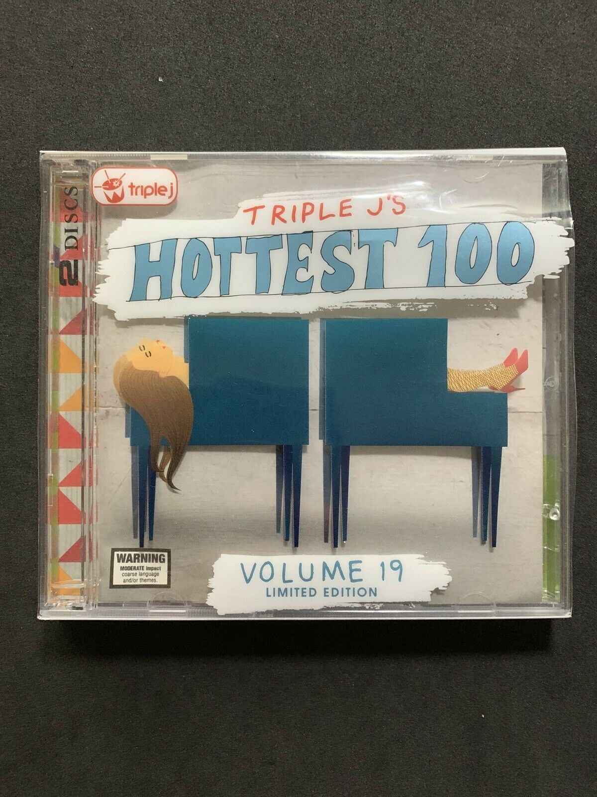 TRIPLE J HOTTEST 100 VOLUME 19-2 CD SET-GOTYE-BLACK KEYS-HILLTOP HOODS-RADIOHEAD