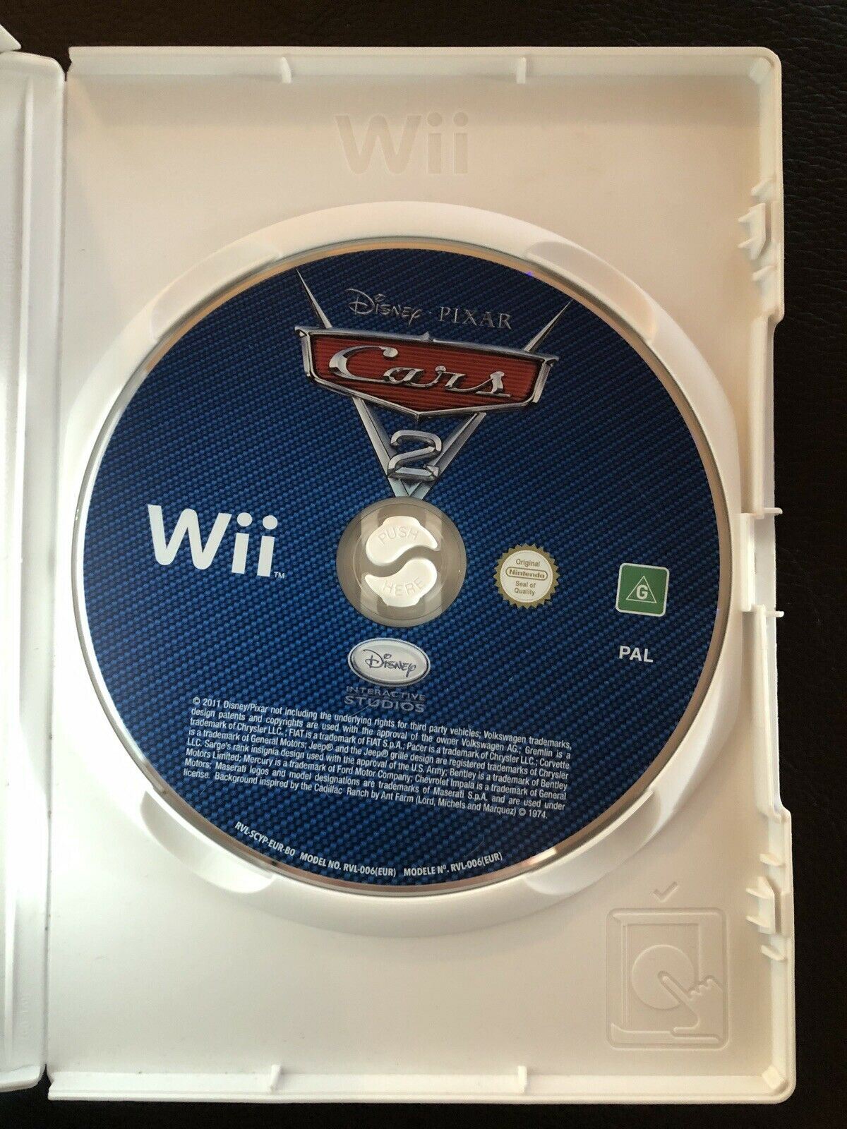 Disney Pixar Cars 2 - Nintendo Wii PAL