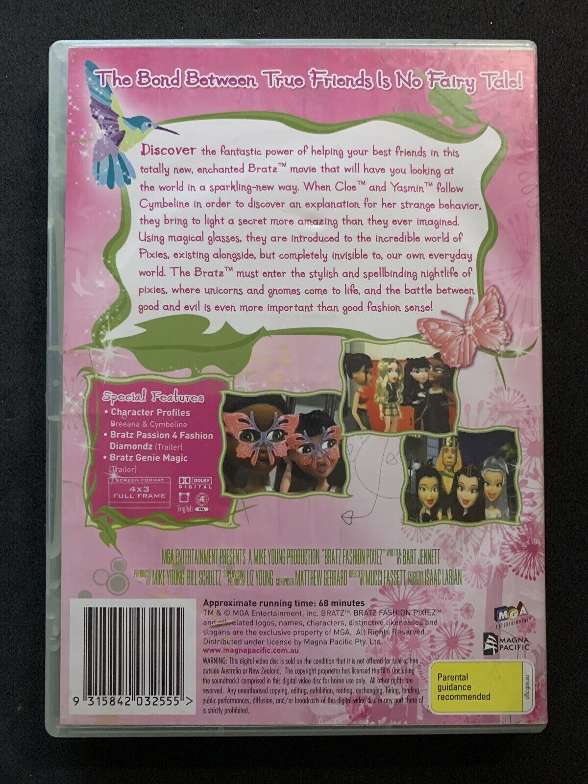 Bratz - Fashion Pixiez DVD - Region 4