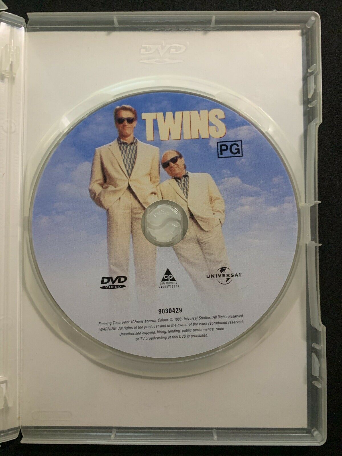 Twins (DVD, 1988) Arnold Schwarzenegger, Danny DeVito. Region 4