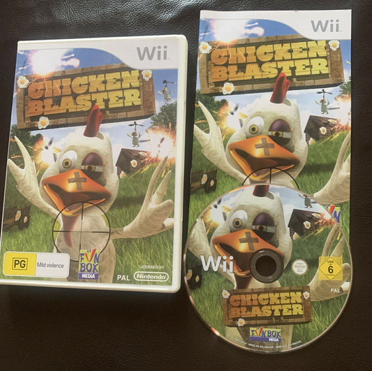 Chicken Blaster Nintendo Wii Region PAL With Instruction Manual