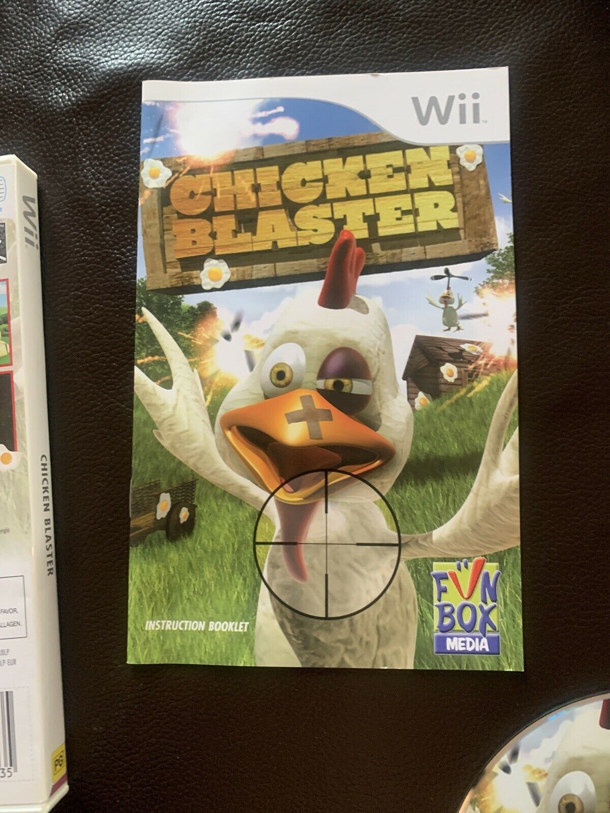 Chicken Blaster Nintendo Wii Region PAL With Instruction Manual