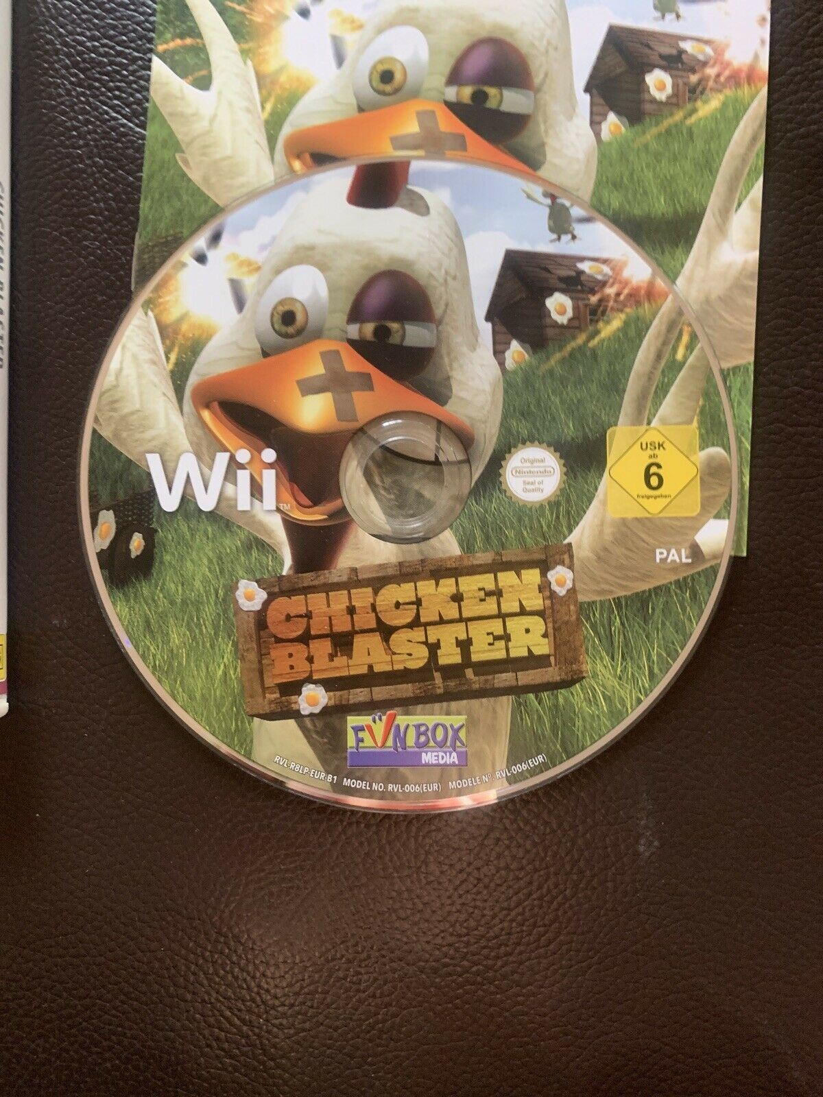 Chicken Blaster Nintendo Wii Region PAL With Instruction Manual