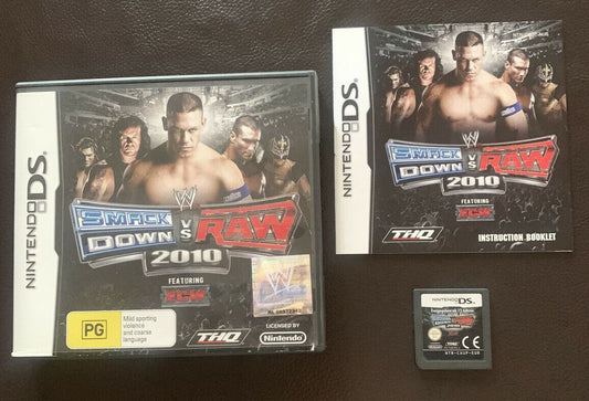 WWE Smackdown VS Raw 2010 - Nintendo DS Complete With Manual