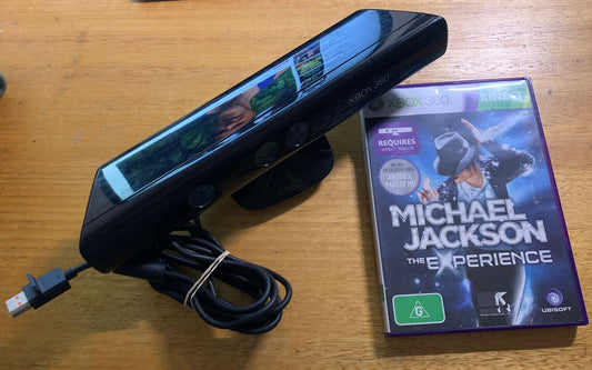 Kinect Camera + Michael Jackson The Experience for XBOX 360 with Manual