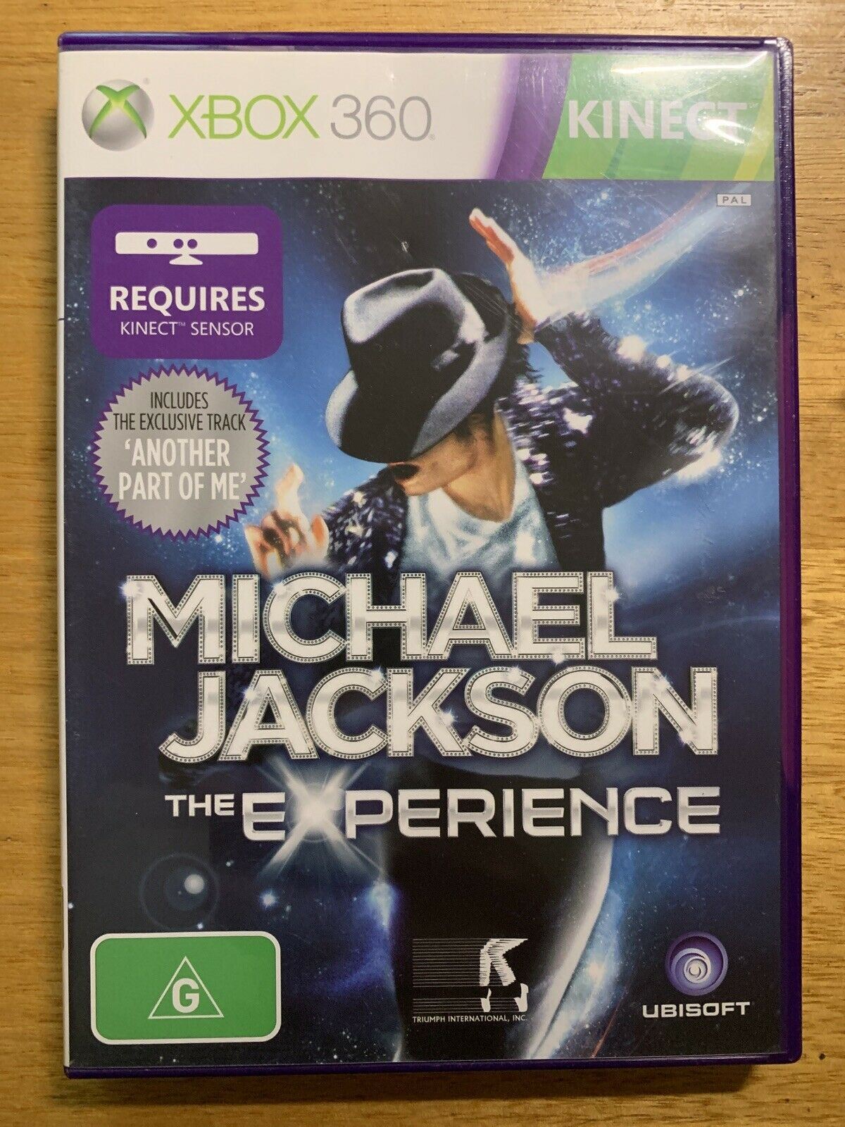Kinect Camera + Michael Jackson The Experience for XBOX 360 with Manual