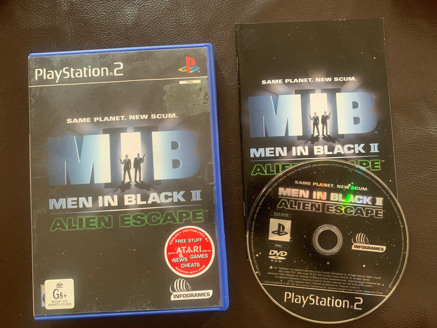 Men In Black II: Alien Escape - Sony PlayStation 2 PS2 Complete PAL with Manual