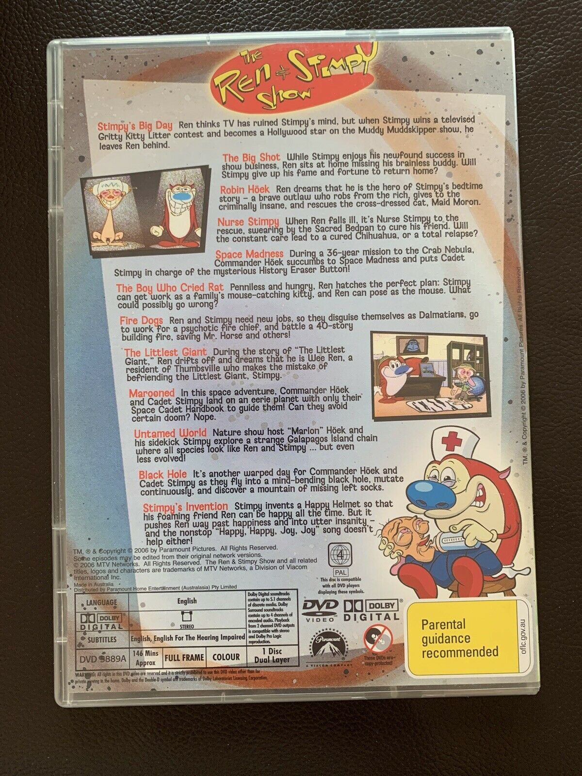 The Ren & Stimpy Show Uncut: Season 1-2 (DVD, 1991, 3-Disc) Collector's Edition