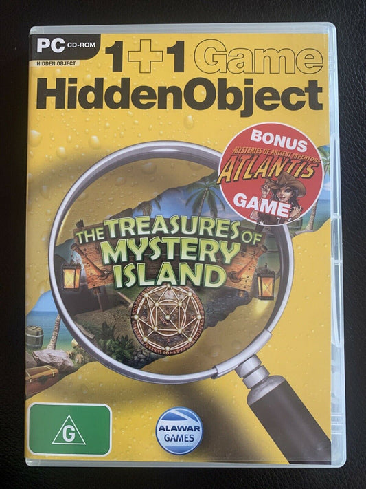 The Treasures of Mystery Island + Atlantis Mysteries - PC Hidden Object Game