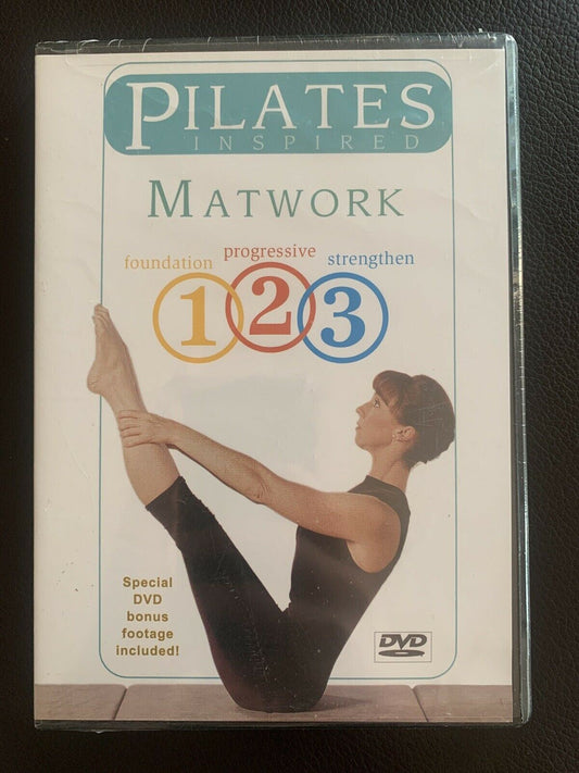 *New Sealed* Pilates Inspired: 1-3 Matwork Foundation/Progressive/Strengthen DVD