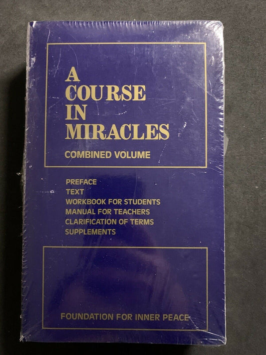 *New* A Course in Miracles: Combined Volume by Foundation for Inner Peace