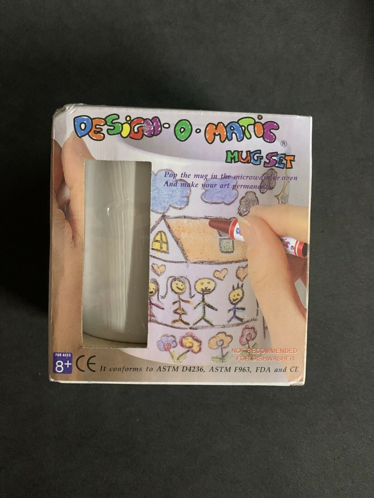 Design-o-matic Mug Set - Design & Draw Your Own Mug/Cup Instantly!