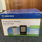 DIGITECH Professional Wireless Rain Gauge with 4" display/Measures temperature