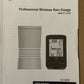 DIGITECH Professional Wireless Rain Gauge with 4" display/Measures temperature