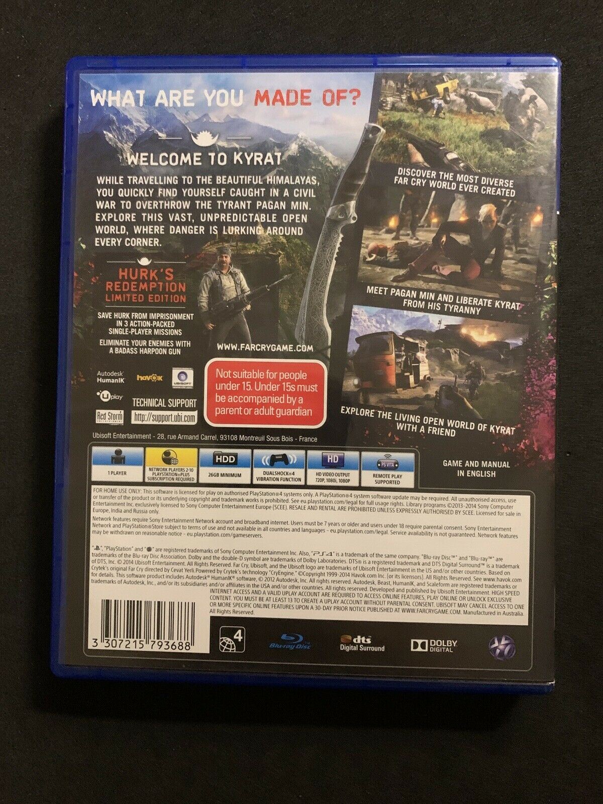 Far Cry 4 - Limited Edition + Far Cry Primal (PlayStation 4, 2014)