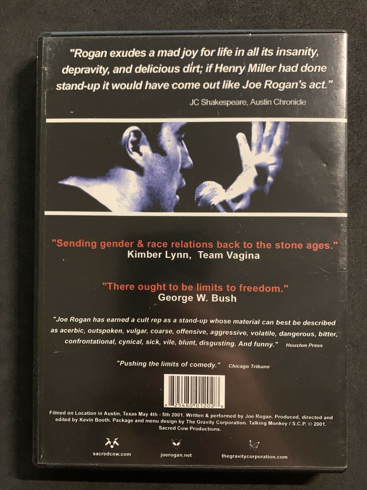 Joe Rogan - Live From The Belly Of The Beast (DVD, 2001) **RARE**