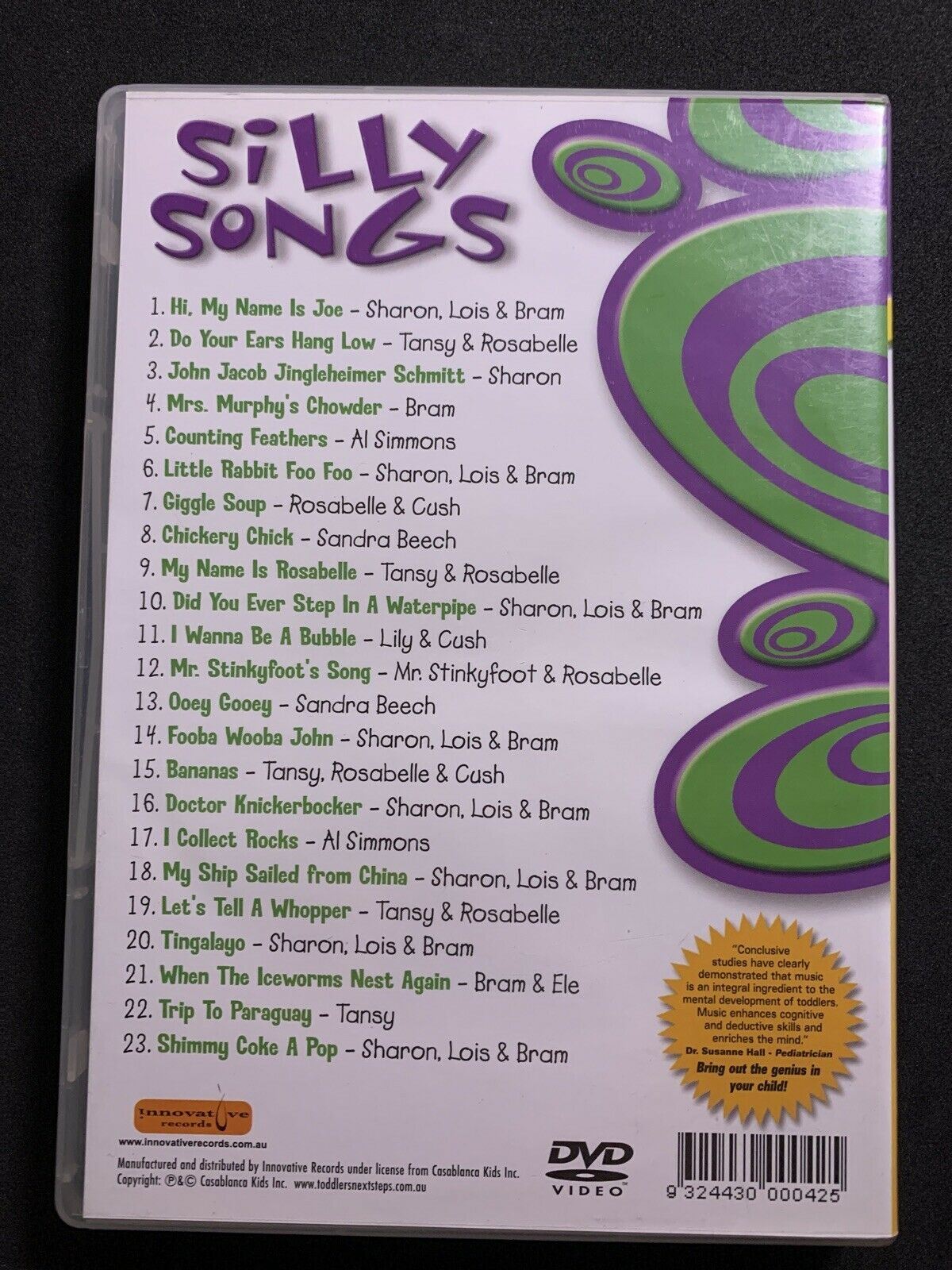 Toddler's Next Steps: Silly Songs [DVD](中古品) 23 Silly Songs - Toddlers Next Steps (DVD) All Regions – Retro Unit