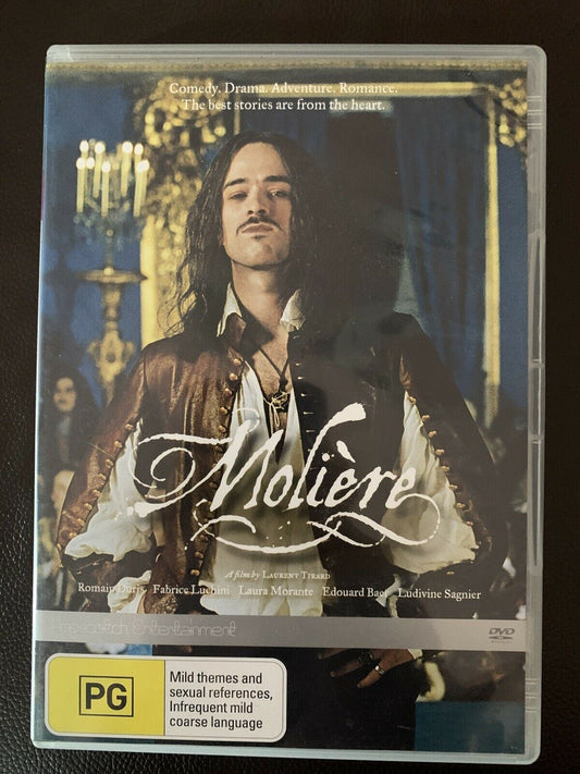 Molière (DVD, 2007) Romain Duris, Fabrice Luchini. French Film. Region 4