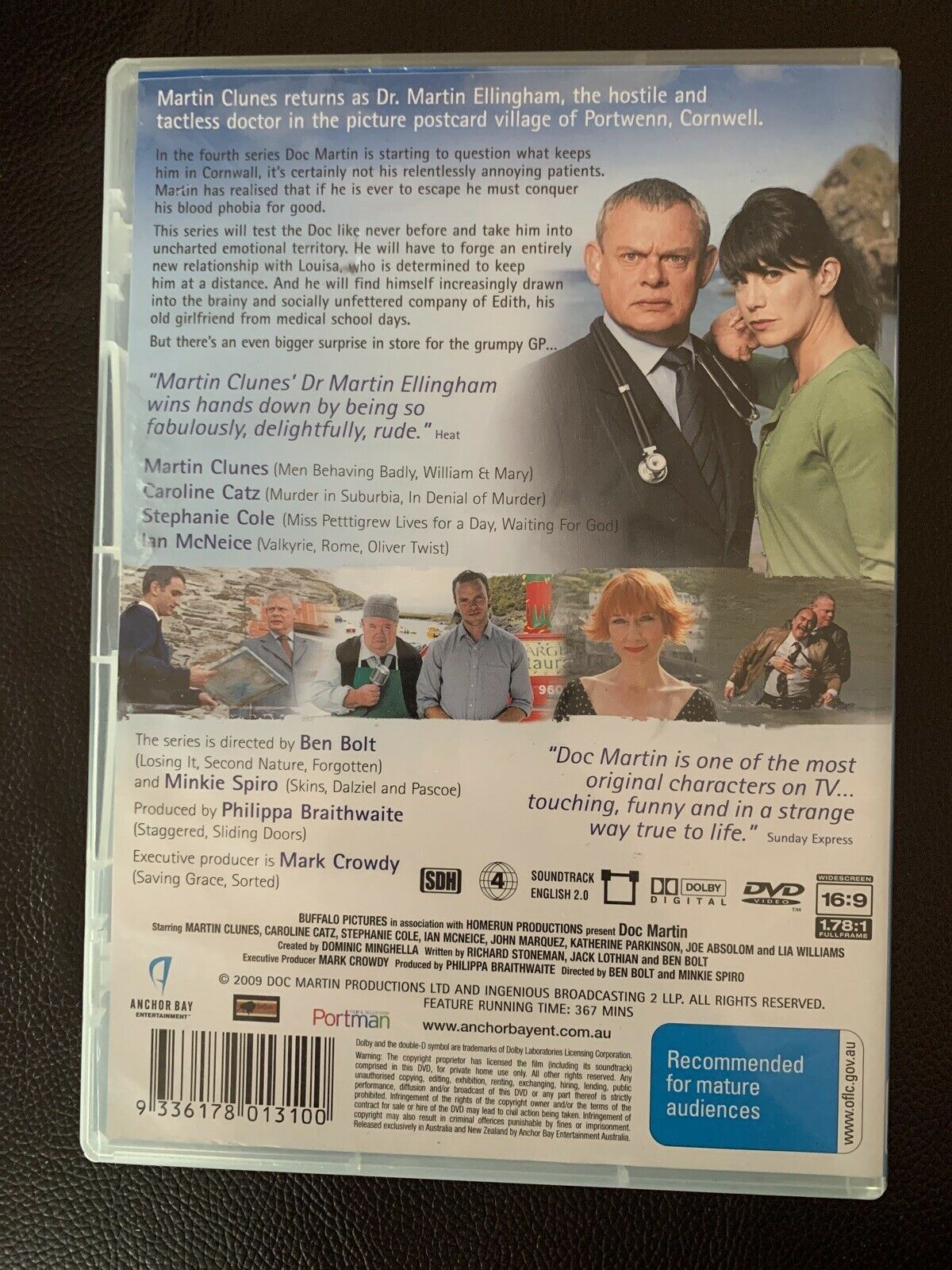 Doc Martin : Season 4 (DVD, 2009) Martin Clunes, Caroline Catz. Region 4