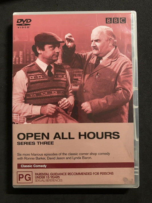 Open All Hours - Series 3 (DVD, 1982) BBC Ronnie Barker, David Jason.  Region 4