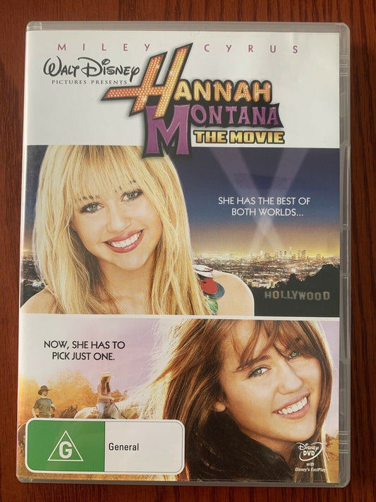 Hannah Montana - The Movie (DVD, 2009) Miley Cyrus, Emily Osment - Region 4