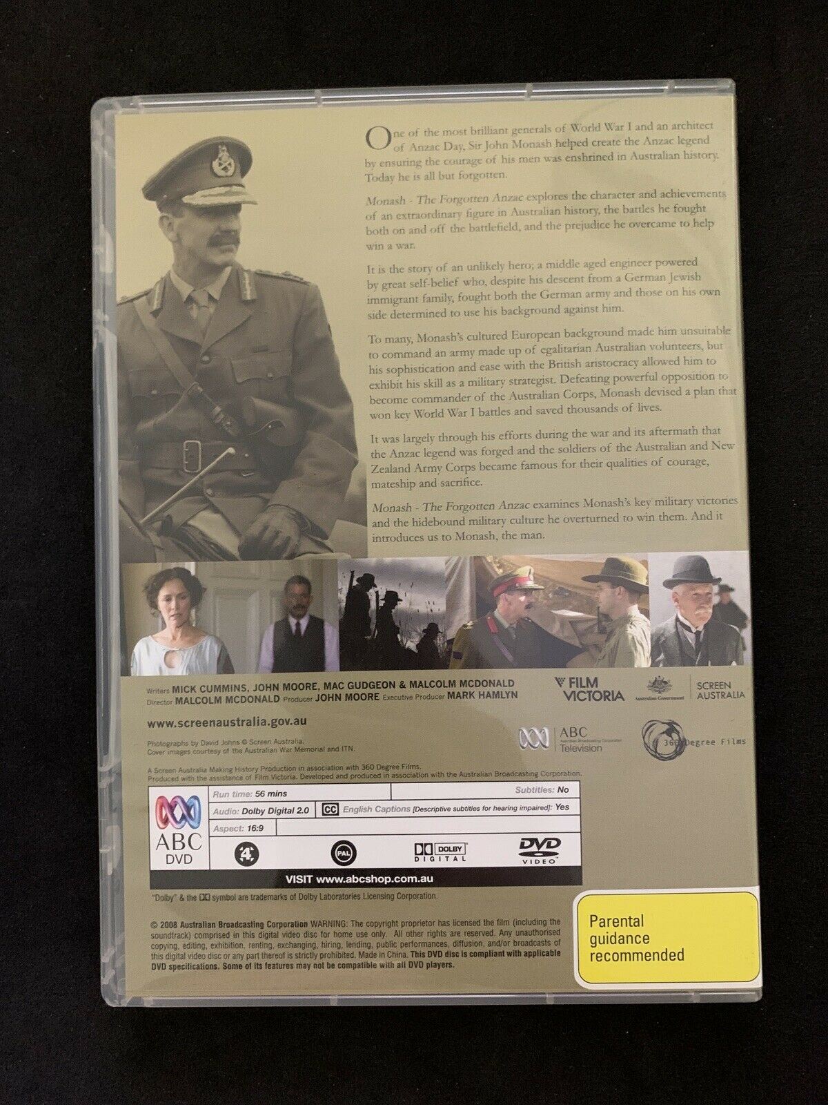 Australian War Experience + Monash - The Forgotten Anzac - 2 DVD SET Region 4