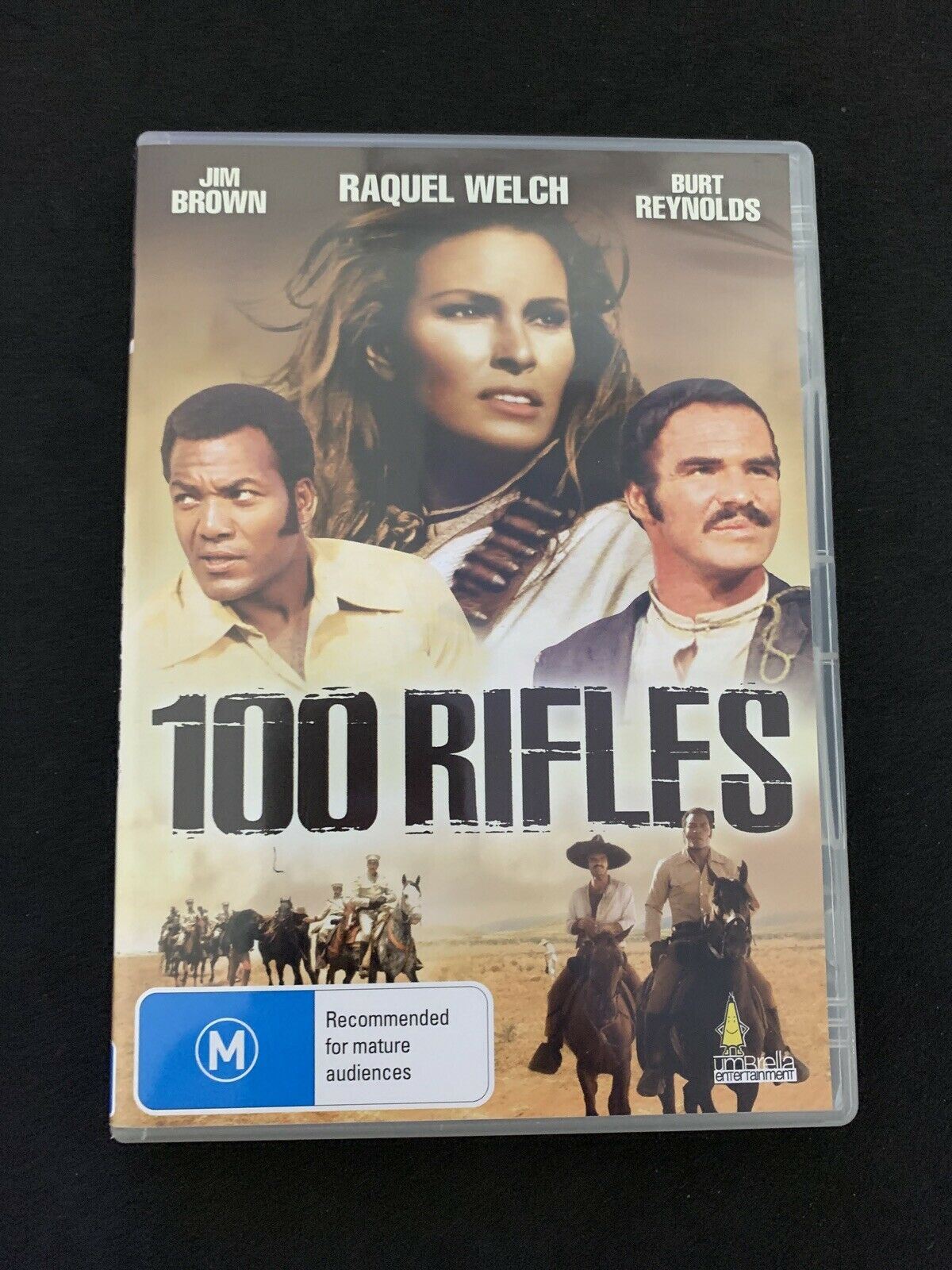 100 Rifles (DVD, 1969) Burt Reynolds, Raquel Welch. Region 4