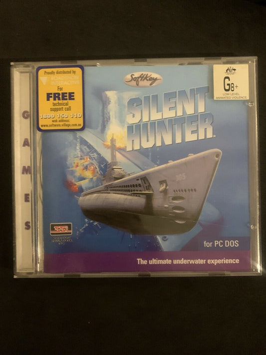 Silent Hunter - PC 1996 CD retro Submarine Game