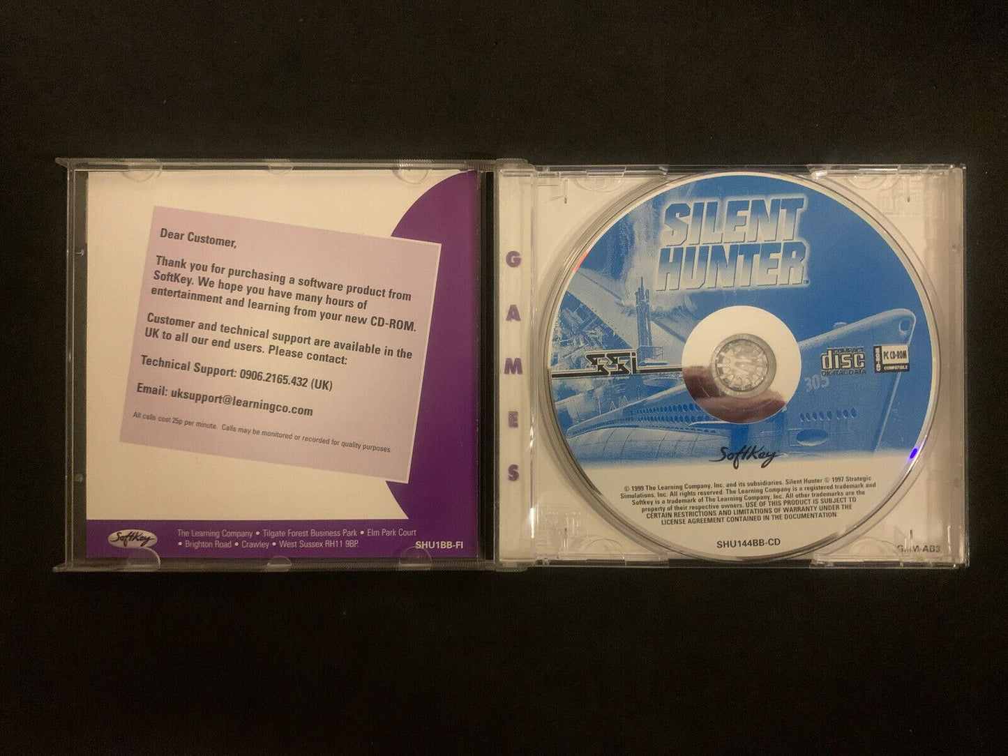 Silent Hunter - PC 1996 CD retro Submarine Game