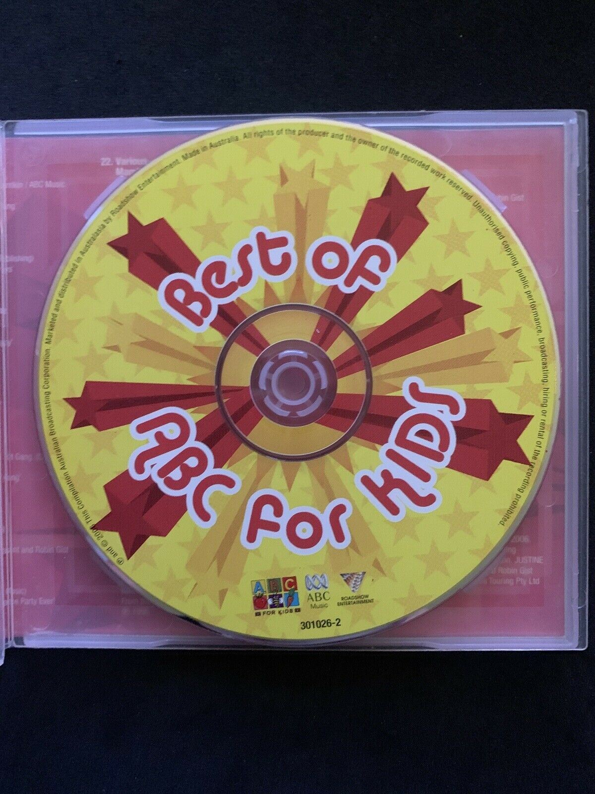 Best Of ABC For Kids CD - Wiggles, Justin Clarke, Play School, The Fairies..