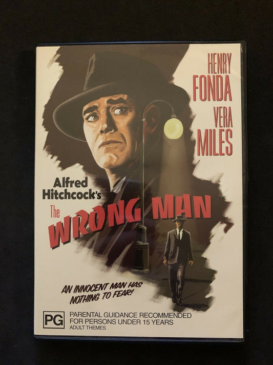 Alfred Hitchcock's The Wrong Man (DVD, 1956) Henry Fonda, Vera Miles - Region 4