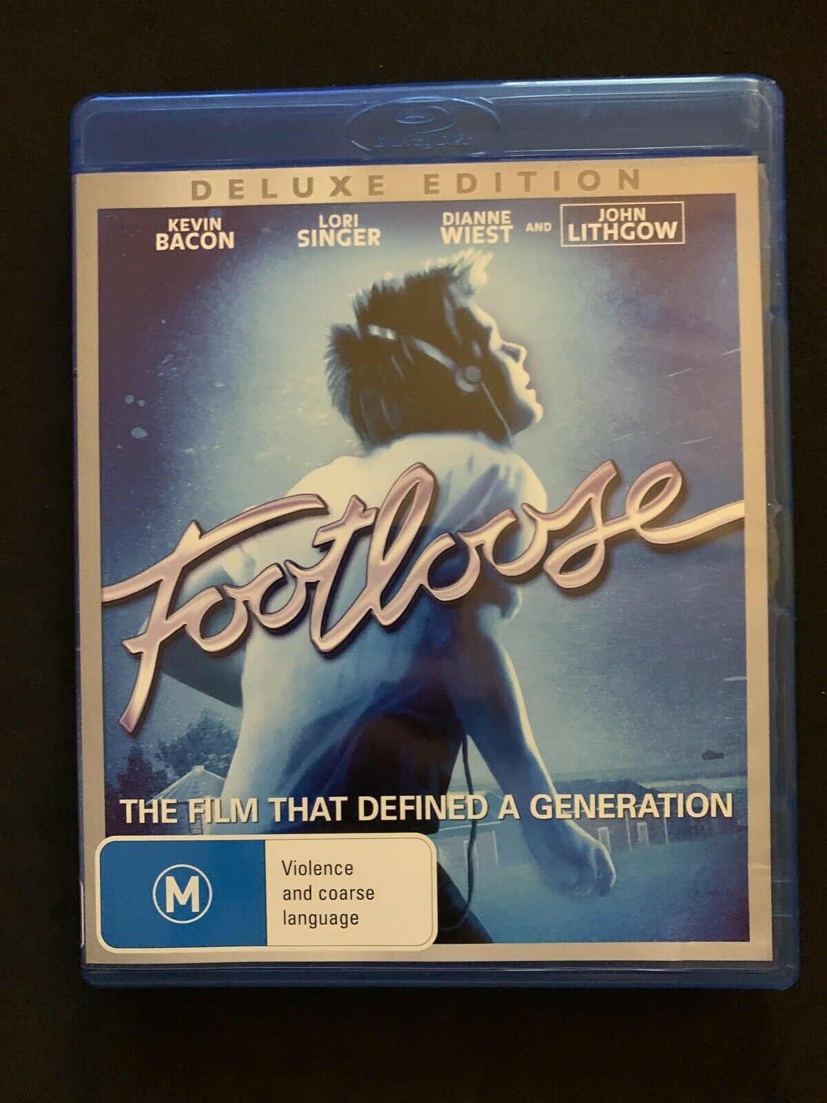 Footloose (Blu-ray, 1984) Kevin Bacon, Lori Singer, John Lithgow