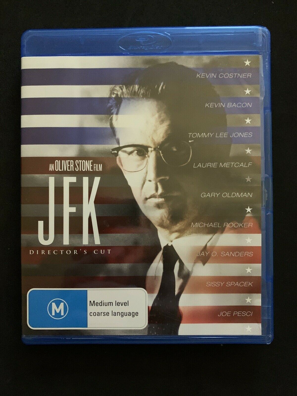 JFK - Director's Cut (Blu-ray, 1991) Kevin Costner, Gary Oldman - Region B