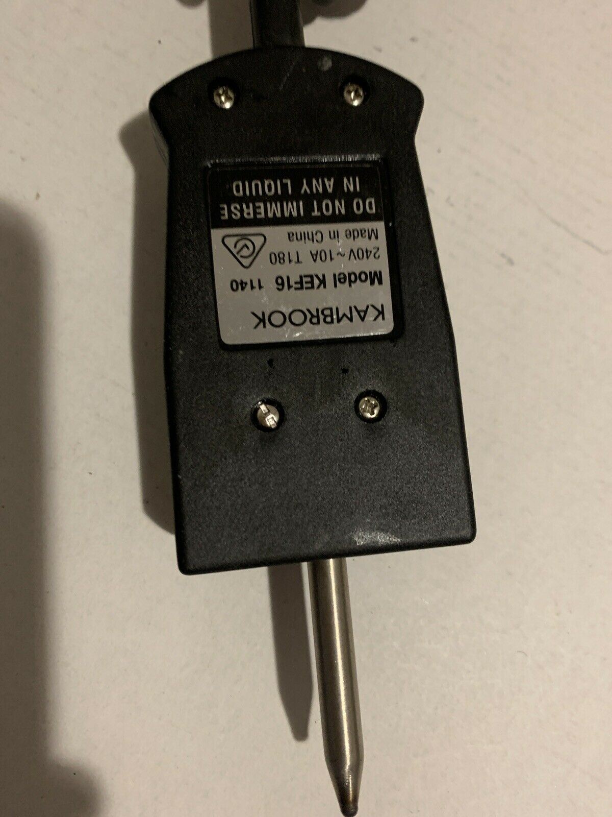 Genuine Kambrook KEF16  Heat Temperature Control Plug Probe Power 240V