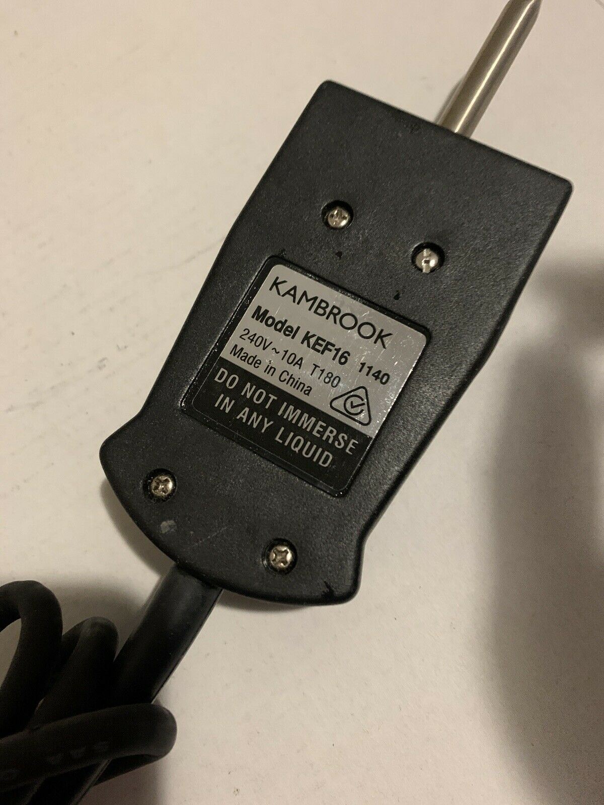 Genuine Kambrook KEF16  Heat Temperature Control Plug Probe Power 240V