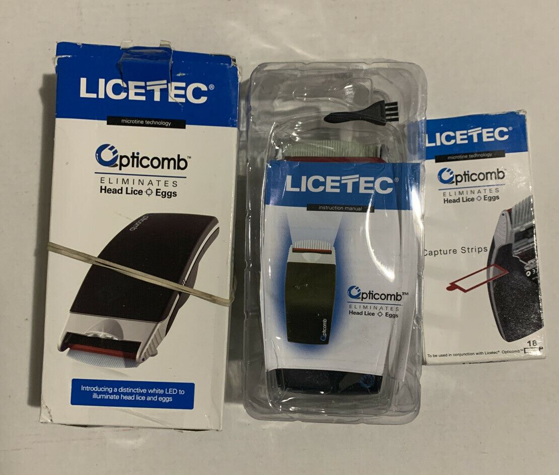 Licetec Opticomb - Eliminate Head Lice Eggs